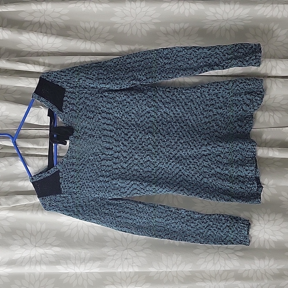 Black and teal maurices sweater M